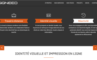 Développement du site internet de signeed